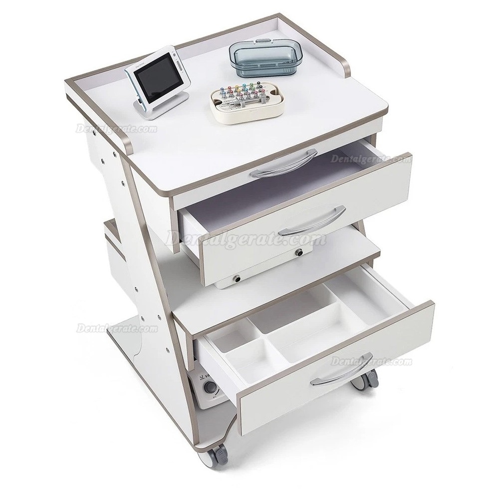 Dentech G06 dental ger&auml;tewagen, zahn&auml;rztlicher behandlungswagen mit instrumentenablage